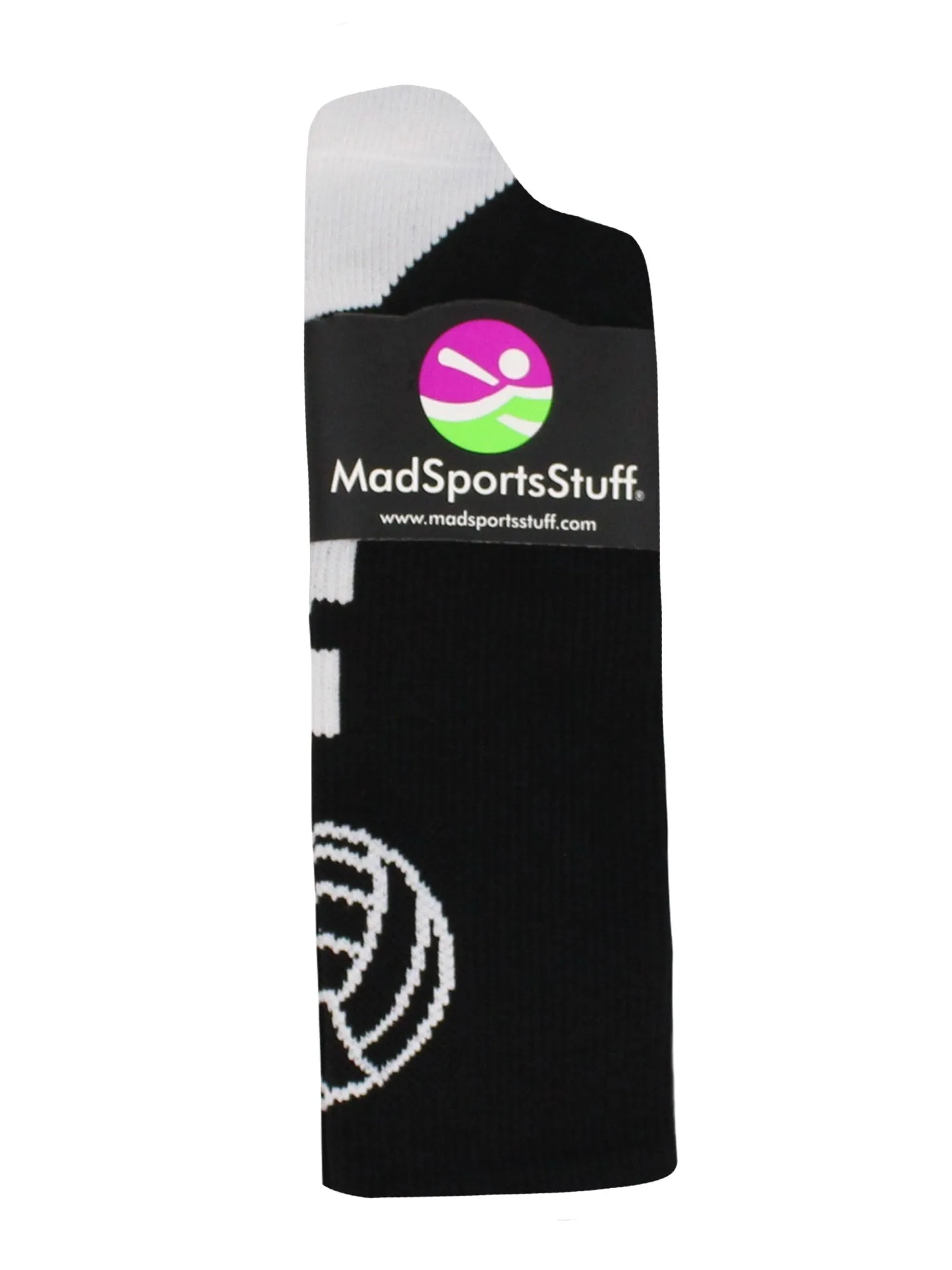 Volleyball Logo Crew Socks (multiple colors)