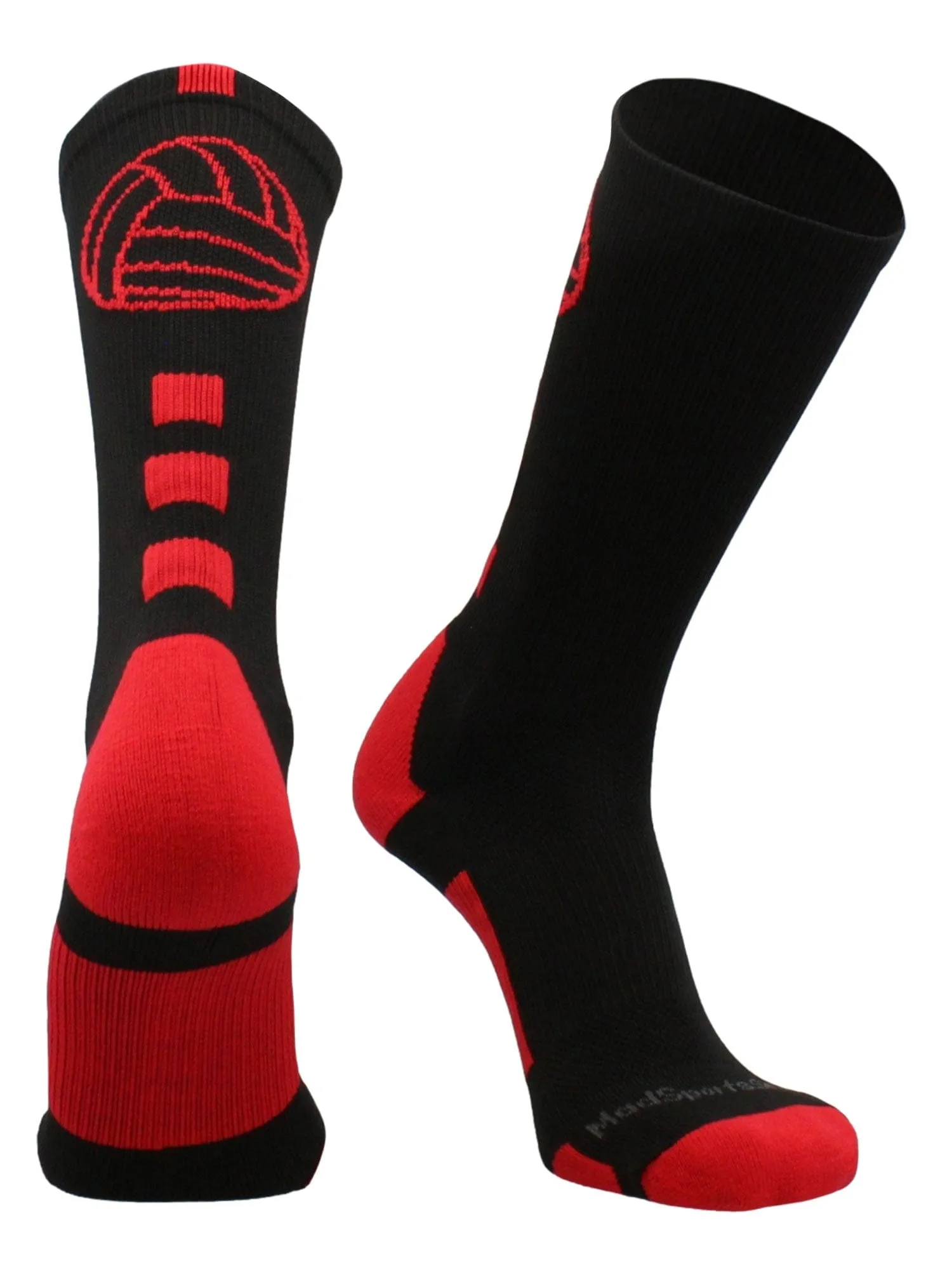 Volleyball Logo Crew Socks (multiple colors)