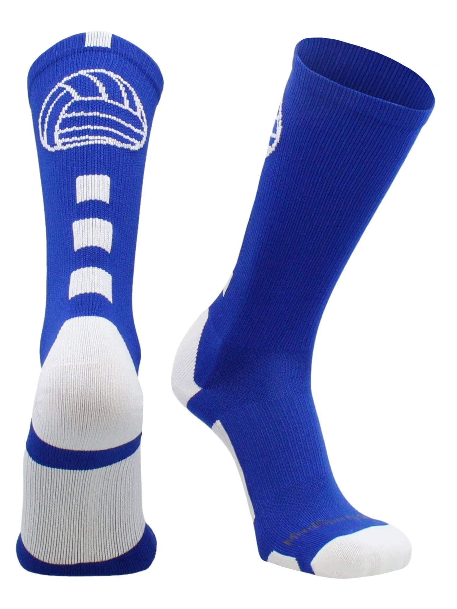 Volleyball Logo Crew Socks (multiple colors)